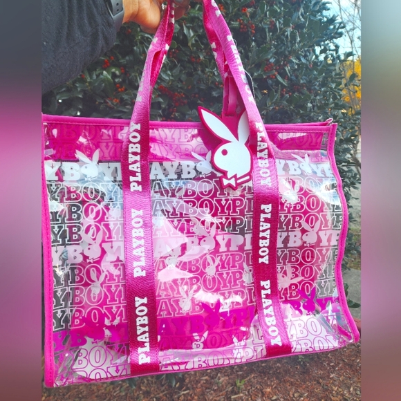PLAYBOY Handbags - NWT Pink Playboy 4 piece Set